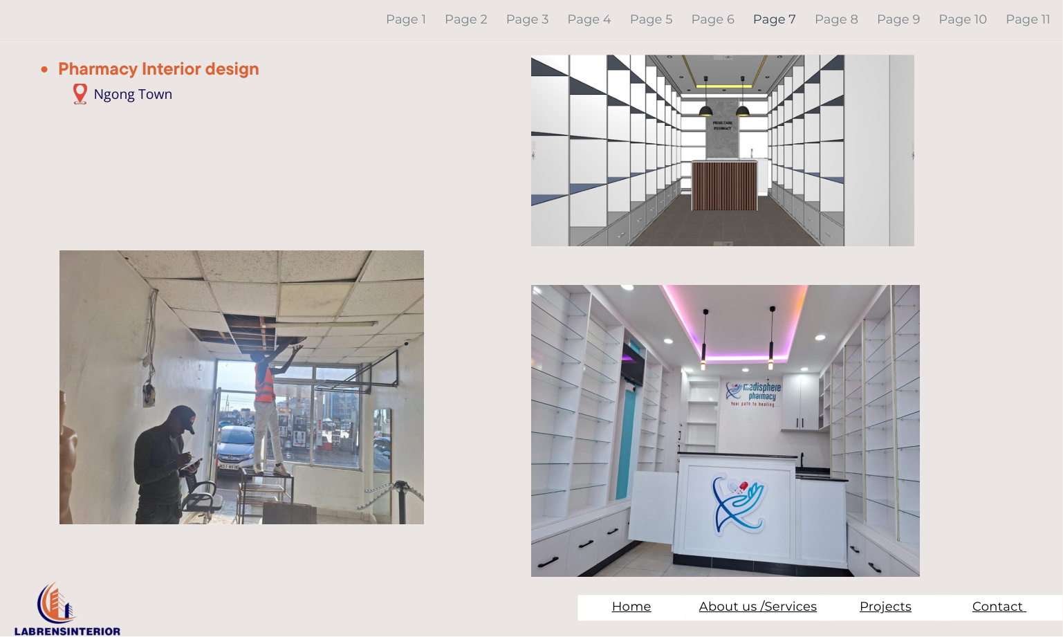 Pharmacy interior design project in Ngong Town