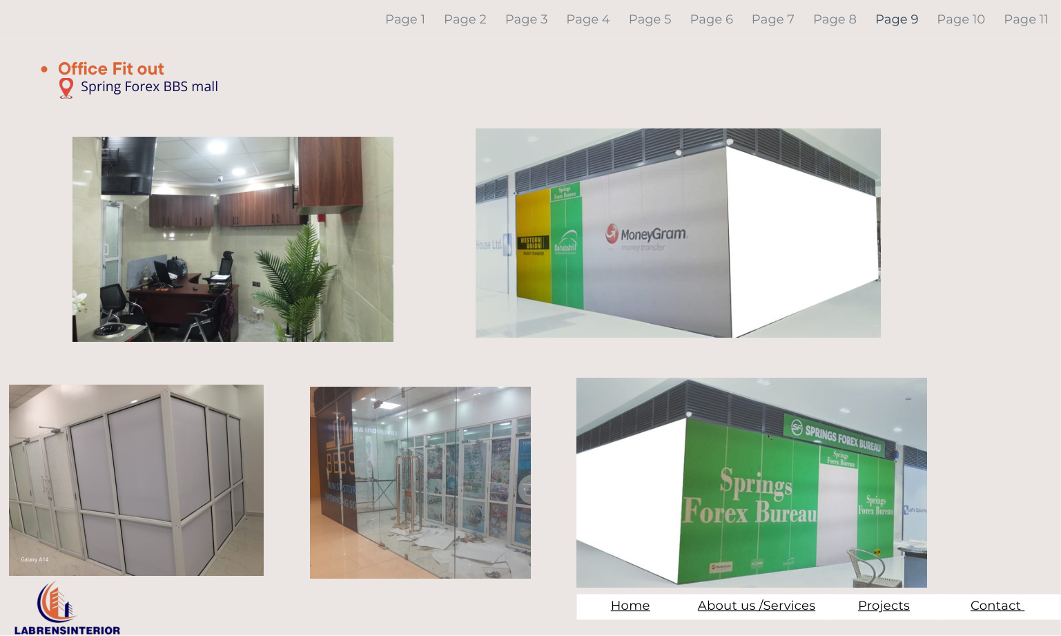 Office fit-out at Spring Forex BBS Mall